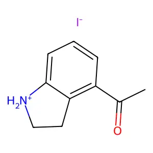 Ketone, 5-indolinyl methyl, hydriodide structure