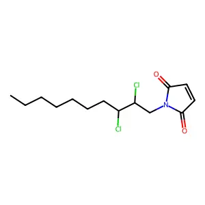 Maleimide, 2,3-dichloro-N-decyl- structure
