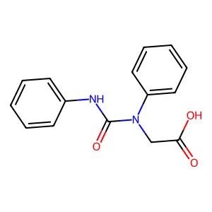 Carbanilide, N-carboxymethyl- structure