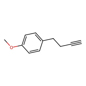 1-(But-3-yn-1-yl)-4-methoxybenzene structure