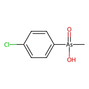 Arsine oxide, (p-chlorophenyl)hydroxymethyl- structure