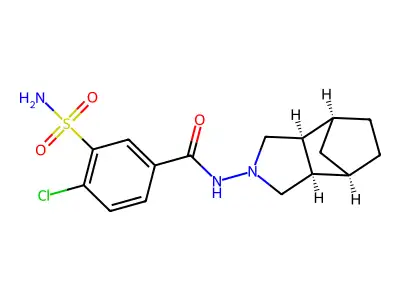 ADR 033; E 614; Normonal; TDS; TDS (diuretic); Toripamide structure