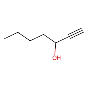 1-Heptyn-3-ol, (+-)- structure