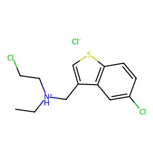 C13H15Cl2NS.ClH structure