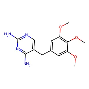 Trimethoprim structure