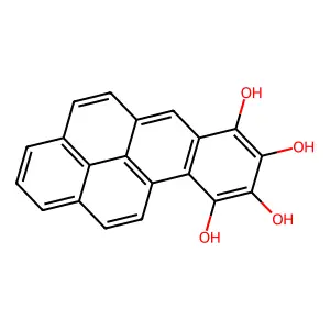 Benzo(a)pyrene-7,8,9,10-tetrol structure
