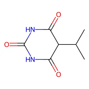 5-(1-Methylethyl)-2,4,6(1H,3H,5H)-pyrimidinetrione structure