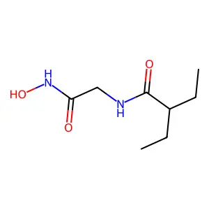 2-Ethyl-n-[2-(hydroxyamino)-2-oxoethyl]butanamide structure