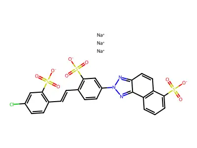 CAS 73926-94-0 - C24H13ClN3Na3O9S3 structure