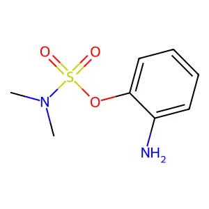 2-Aminophenyl N,N-dimethylsulfamate structure