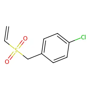 p-Chlorobenzyl vinyl sulfone structure