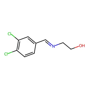 N-(3,4-Dichlorobenzylidene)ethanolamine structure
