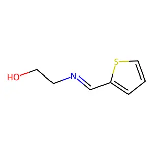 N-Thenylidene-2-aminoethanol structure