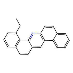 DIBENZ(a,h)ACRIDINE, 8-ETHYL- structure