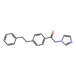 2-(1H-Imidazol-1-yl)-1-(4-(2-phenylethyl)phenyl)ethanone structure