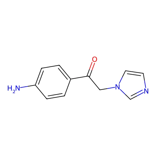 1-(4-Aminophenyl)-2-(1h-imidazol-1-yl)ethanone structure