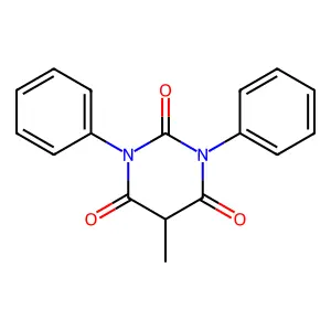 Barbituric acid, 1,3-diphenyl-5-methyl- structure