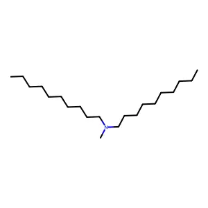 1-Decanamine, N-decyl-N-methyl- structure