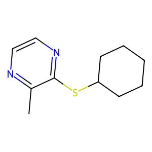 2-(Cyclohexylthio)-3-methylpyrazine structure