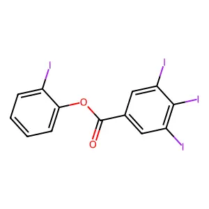 (2-Iodophenyl)3,4,5-triiodobenzoate structure