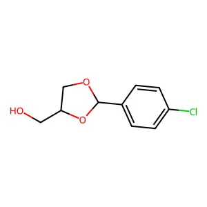 1,3-Dioxolane-4-methanol, 2-(p-chlorophenyl)- structure