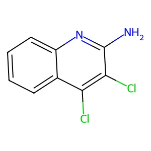 Quinoline, 2-amino-3,4-dichloro- structure