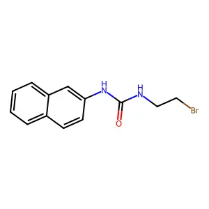 Urea, 3-(2-bromoethyl)-1-(2-naphthyl)- structure