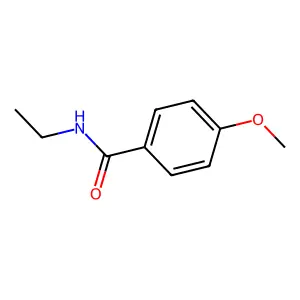 N-ethyl-4-methoxybenzamide structure