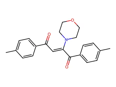 1,4-Bis(4-methylphenyl)-2-morpholin-4-ylbut-2-ene-1,4-dione structure