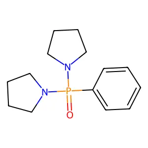 Phosphine oxide, dipyrrolidinophenyl- structure