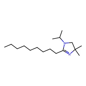 2-Imidazoline, 4,4-dimethyl-1-isopropyl-2-nonyl- structure