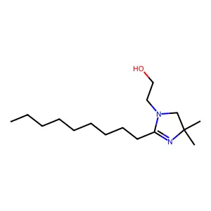4,4-Dimethyl-2-nonyl-2-imidazoline-1-ethanol structure