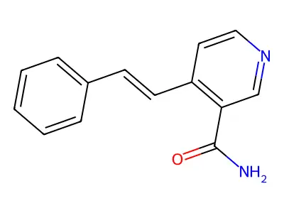 4-Styryl-nicotinamide structure