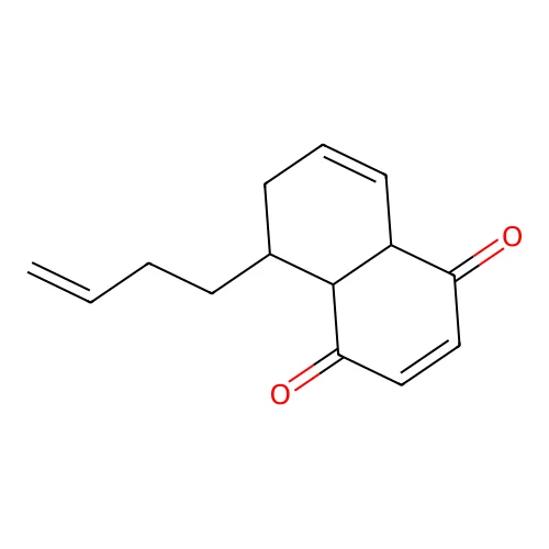 5-But-3-enyl-4a,5,6,8a-tetrahydronaphthalene-1,4-dione structure