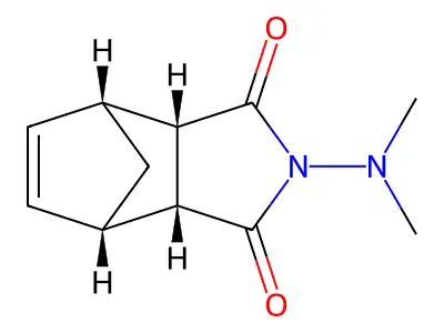 2-(Dimethylamino)-3a,4,7,7a-tetrahydro-1h-4,7-methanoisoindole-1,3(2h)-dione structure