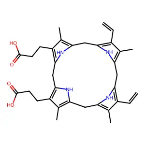 Protoporphyrinogen IX structure