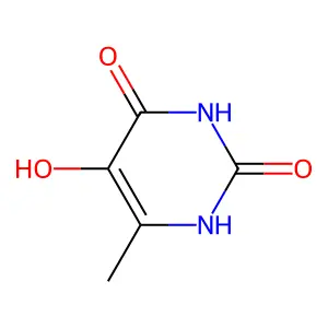 5-Hydroxy-6-methyl-2,4(1H,3H)-pyrimidinedione structure