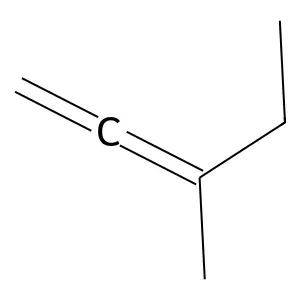 3-Methyl-1,2-pentadiene structure