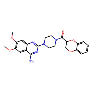 Doxazosin structure
