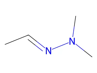 Acetaldehyde dimethylhydrazone structure