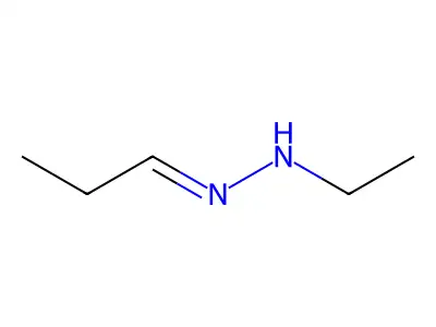 (1E)-Propanal ethylhydrazone structure