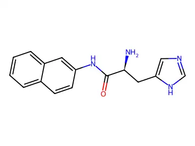 (S)-alpha-Amino-N-2-naphthyl-1H-imidazole-4-propionamide structure