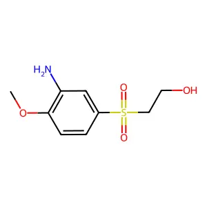 Ethanol, 2-[(3-amino-4-methoxyphenyl)sulfonyl]- structure