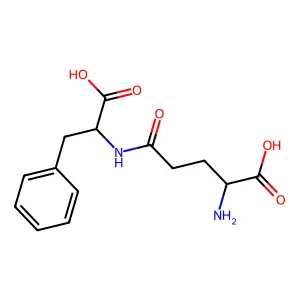 gamma-L-Glutamyl-L-phenylalanine structure