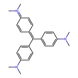 Gentian violet cation structure