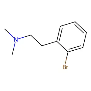 Benzeneethanamine, b-bromo-N,N-dimethyl- structure