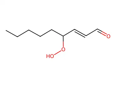 4-Hydroperoxynon-2-enal structure