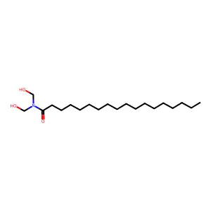 N,N-Bis(hydroxymethyl)stearamide structure