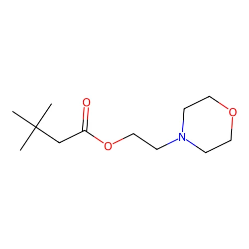 2-Morpholin-4-ylethyl 3,3-dimethylbutanoate structure