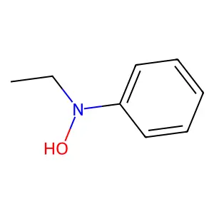 N-Ethyl-N-hydroxyaniline structure